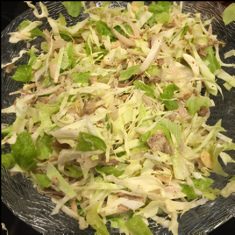Cabbage with Shawarma - Yossef's Salad